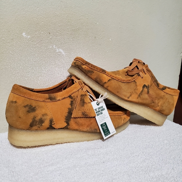 Clarks Originals Men's Turmeric Camouflage Wallabee camo pack - Picture 2 of 9